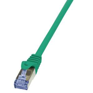 LogiLink PrimeLine Cat.6A green patch cable, 2 meters, S/FTP - Patch Cable