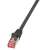 LogiLink PrimeLine Cat.6 S/FTP Patch kábel, fekete, 7,5 m