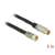 Delock 5m Antennakábel F-dugó - IEC-hüvely, RG-6/U quad shield, fekete