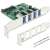 Delock PCI Express card with four USB 3.0 ports and low profile bracket