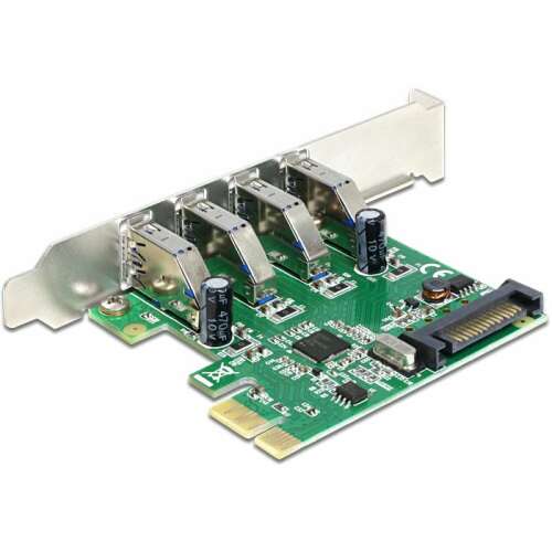 Delock PCI Express card with four USB 3.0 ports