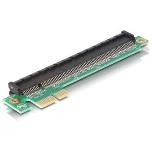 Delock PCIe x1 - x16 bővítőkártya, PCI Express bővítő adapter - PCI hálózati kártya