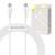 Kabel Baseus USB-C do USB-C, szybkie ładowanie 100W, 2m długości, białe