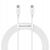 Kabel Baseus Typ C do Typ C 100W 2m Biały