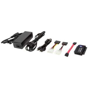 Logilink USB 2.0-ás IDE/SATA adapter, OTB funkcióval 2.5"/3.5" IDE és Serial ATA HD-hez 59015941 