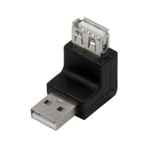 Logilink USB 2.0 adaptér 270 stupňov, USB-A samec na USB-A samica - Logilink