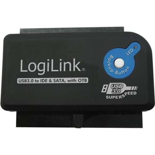 Адаптер LogiLink USB 3.0 към IDE & SATA с функция OTB