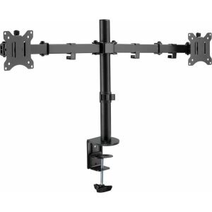 Logilink Dual Monitor Mount 17-32 inch, adjustable arm length, desk clamp - Logilink Monitor Stand