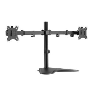 Logilink Dual Monitor Stand for 17-32 inch screens, steel construction, 390mm arm length - Logilink Monitor Stand