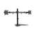 Logilink dual monitor stand for 17-32 inch screens, black, steel, 390mm arm length