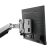 Logilink Mini PC mount attached to monitor arm and back of monitor