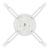Top view of LogiLink white projector ceiling mount