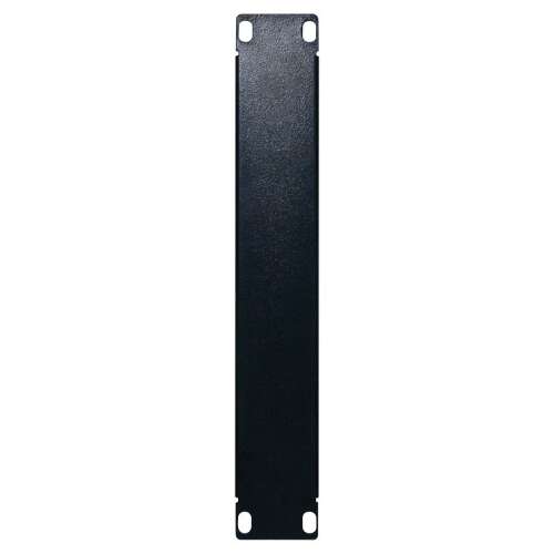 Logilink 10 hüvelykes 1U üres rack panel, fekete - Rack szekrény kiegészítő