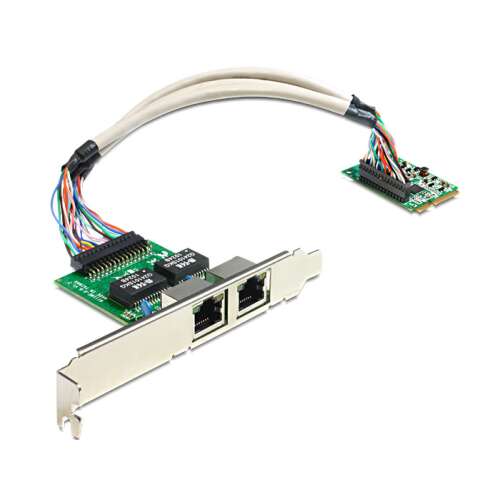 Delock MiniPCIe I/O PCIe Dual Gigabit LAN Karte