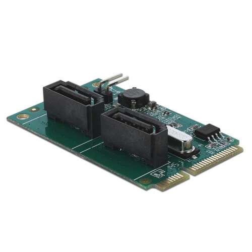 Delock Mini PCIe átalakító 2 x RAID-os SATA-hoz