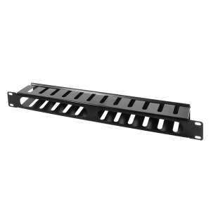 Logilink 19"-os kábelcsatorna/rendező, fedett, 1U, fekete 91296991 - Logilink