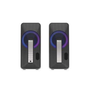 Genesis Helium 100 BT RGB 2.0 PC-Lautsprecher, schwarz, mit RGB-Beleuchtung - Genesis