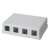 Logilink surface mount keystone module box, white, 4 ports