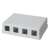 Logilink surface mount keystone module box, white, 4 ports