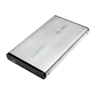 LogiLink Szuper gyors USB 3.0 alumínium HDD ház, 2,5" SATA HDD-hez, ezüst 61763474 