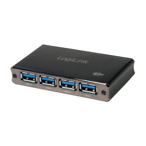 Logilink USB 3.0 Hub 4-portowy, aluminiowy