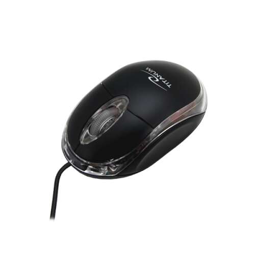 TITANUM RAPTOR 3D USB drôtová optická myš (čierna)