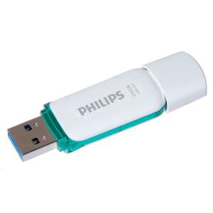 Philips 256GB USB 3.0 Flash Drive Snow Edition, weiß-grün - Pendrive