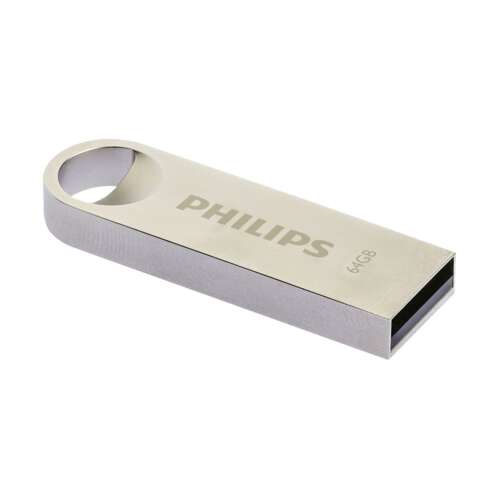 Philips Pendrive USB 2.0 64GB Moon Silver Vintage