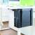 Logilink CPU holder with straps, under desk mount, black, installed