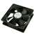 LogiLink 80x80x25mm black PC fan, 4-pin connector, 25cm wire