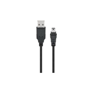 USB A to Mini B 5-Pin Cable - 3m - USB Cable