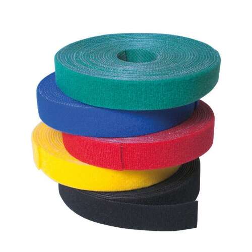 LogiLink káblové zväzky, suché zipsy, opakovane použiteľné, 4m x 16mm, žltá, zelená, modrá, červená, čierna