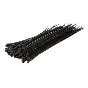 Logilink black cable ties, 100 pack, 3-80mm diameter - Logilink