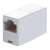Logilink RJ45 inline coupler for patch cables, 2 x RJ45 female, unshielded