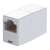 Logilink RJ45 inline coupler for patch cables, 2 x RJ45 female, unshielded