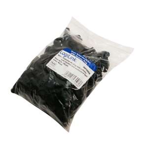 LogiLink Strain Relief Hoods for 8P8C Modular Plugs, 100 pack, black - Computers and Accessory