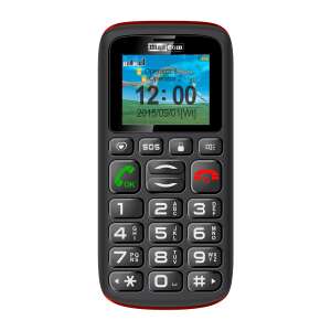 Maxcom MM428BB Telefon mobil DualSIM cu butoane foarte mari și apel de urgență (negru) 57315840 Telefoane Seniori