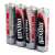 4 pack Maxell AA size zinc batteries