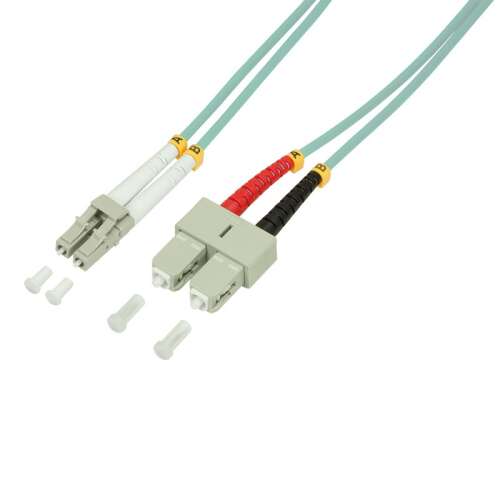 LogiLink Patchcord światłowodowy, OM3, 50/125, LC-SC, 1m (FP3LS01)