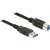 Delock USB 3.0 A to USB 3.0 B cable, 5 meter, black