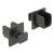 Black Delock USB 3.0 Type-B Dust Covers, Pack of 10, Port Protection