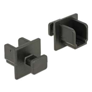 Delock Porvédő USB 3.0 B típusú kimenethez fogantyúval 10 db fekete