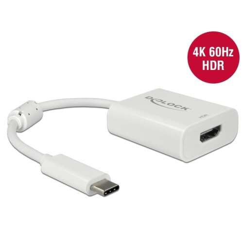 Delock USB-C - HDMI adapter, 4K 60Hz HDR támogatás - HDMI átalakító