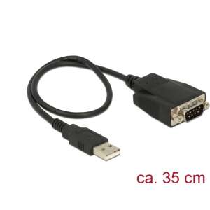 Kabel adaptera Delock USB 2.0 do Serial RS-232 DB9 - Konwerter USB