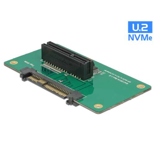 Delock Adapter U.2 SFF-8639 > PCIe x4 rögzítolemezzel
