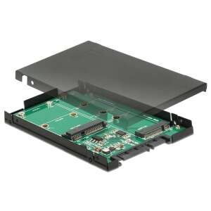 Delock 2.5 hüvelykes SATA - M.2/mSATA átalakító nyitott házzal - IDE & SATA átalakító