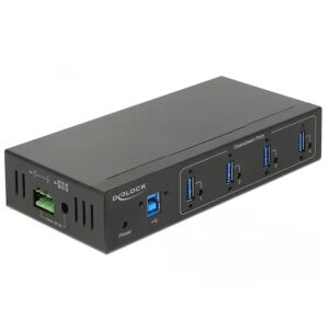 Delock Industrial USB 3.0 Hub 4 Port with ESD Protection - USB Hub