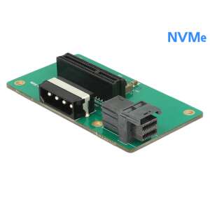 Delock SFF-8643 - PCIe x4 adapter rögzítőlemezzel - Mini PCI Express átalakító