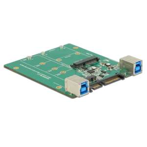 Delock SATA - USB 3.1 M.2 / mSATA Átalakító - IDE & SATA átalakító
