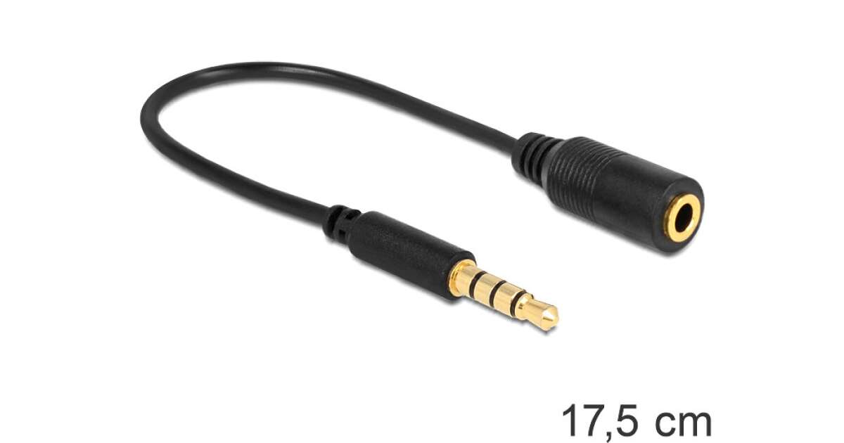 Hama Video Connection Cable, 4-pin 3.5 mm Jack Plug-3 RCA (phono) Plugs,  1.5m